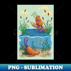sunny day beavers - trendy sublimation digital download - create with confidence