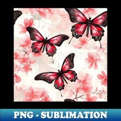 butterflies 23 - decorative sublimation png file - instantly transform your sublimation projects
