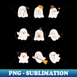 cute ghost halloween - elegant sublimation png download - perfect for personalization