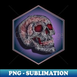 smiling skull - exclusive png sublimation download - unleash your creativity