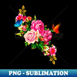 fresh flowers - premium png sublimation file - defying the norms