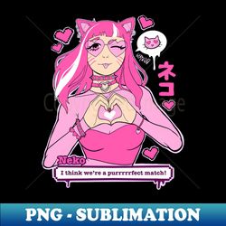 neko - digital sublimation download file - create with confidence