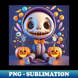baby jack o skeleton - high-resolution png sublimation file - vibrant and eye-catching typography