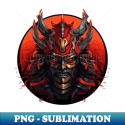 samurai mask - modern sublimation png file - instantly transform your sublimation projects