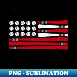 baseball american flag - unique sublimation png download - transform your sublimation creations