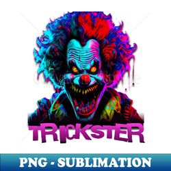trickster halloween clown - artistic sublimation digital file - transform your sublimation creations