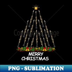 clarinet christmas tree - digital sublimation download file - perfect for creative projects