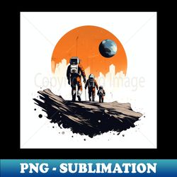 astronaut and child - professional sublimation digital download - boost your success with this inspirational png download