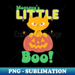 mommys little boo cute kitty in a jack-o-lantern - aesthetic sublimation digital file - stunning sublimation graphics