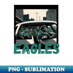 philadelphia eagles football player graphic design cartoon style beautiful artwork - high-resolution png sublimation file - perfect for sublimation art