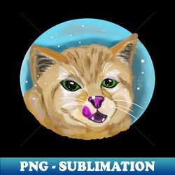 winter cat - special edition sublimation png file - defying the norms