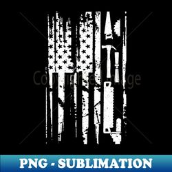 carpenter american flag woodworking wood working - sublimation-ready png file - fashionable and fearless