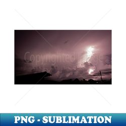 lightning in the sky - signature sublimation png file - capture imagination with every detail