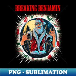 breaking benjamin band xmas - instant png sublimation download - defying the norms