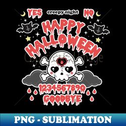 happy halloween - png transparent digital download file for sublimation - create with confidence