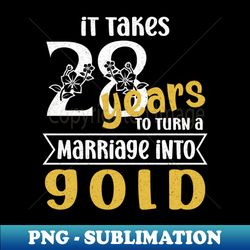 28th wedding anniversary - 28 years of marriage - premium png sublimation file - bold & eye-catching