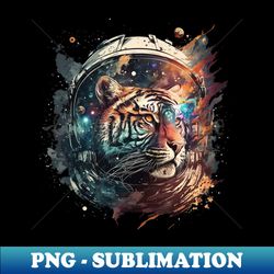 space tiger - professional sublimation digital download - boost your success with this inspirational png download