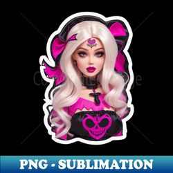 the barbie halloween - instant sublimation digital download - unlock vibrant sublimation designs