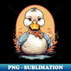 cute ducks - signature sublimation png file - perfect for personalization