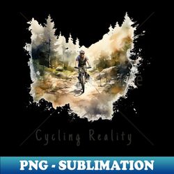 cycling reality - special edition sublimation png file - unleash your creativity