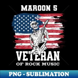 veteran rock music maroon - modern sublimation png file - unlock vibrant sublimation designs