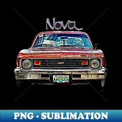chevy nova - modern sublimation png file - perfect for sublimation mastery