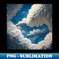 clouds of dreams - aesthetic sublimation digital file - boost your success with this inspirational png download