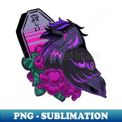 emo raven - modern sublimation png file - instantly transform your sublimation projects