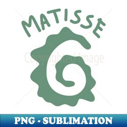 matisse spiral paper cut 2 - modern sublimation png file - unlock vibrant sublimation designs