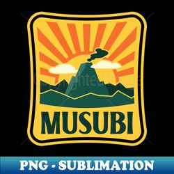 musubi hawaiian volcano - professional sublimation digital download - stunning sublimation graphics