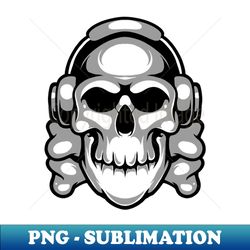 skull - signature sublimation png file - defying the norms