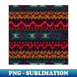 winter mood classic knitting pattern retro design - premium png sublimation file - transform your sublimation creations