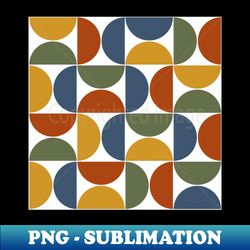 colorful mid century modern shapes 9 - aesthetic sublimation digital file - add a festive touch to every day