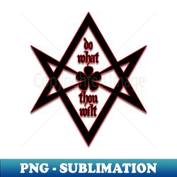 do what thou wilt - vintage sublimation png download - perfect for creative projects