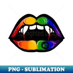 fang flags love bites pride - unique sublimation png download - defying the norms