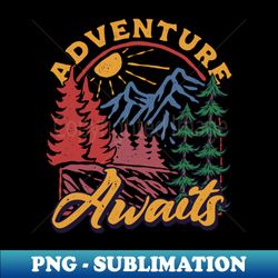 adventure - premium sublimation digital download - enhance your apparel with stunning detail