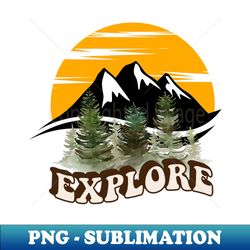 sports fashion for adventure lovers - decorative sublimation png file - perfect for personalization