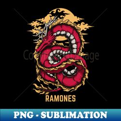 flying dragon ramones - professional sublimation digital download - vibrant and eye-catching typography
