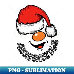 funny merry christmas santa magic is in the beard - decorative sublimation png file - vibrant and eye-catching typography