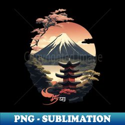 japanese landscape - exclusive sublimation digital file - stunning sublimation graphics