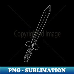 art  arthur leywin first training wooden sword white lineart vector from the beginning after the end  tbate manhwa - high-quality png sublimation download - bold & eye-catching