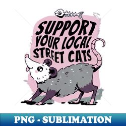 street cats - artistic sublimation digital file - unlock vibrant sublimation designs