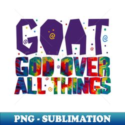 goat tie  dye - professional sublimation digital download - unleash your inner rebellion