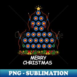 archery christmas tree - vintage sublimation png download - enhance your apparel with stunning detail