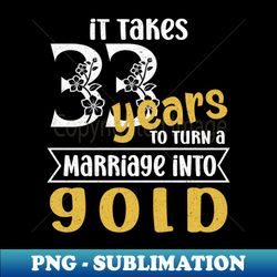 33rd wedding anniversary - 33 years of marriage - digital sublimation download file - add a festive touch to every day