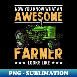 awesome farmer tractor farming dad poultry funny whisperer - png sublimation digital download - spice up your sublimation projects