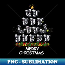 skunk christmas tree - premium png sublimation file - unlock vibrant sublimation designs