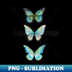 beautiful butterflies b - elegant sublimation png download - transform your sublimation creations