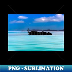 blue sea - digital sublimation download file - unleash your creativity