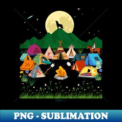 camping life lover - artistic sublimation digital file - bring your designs to life